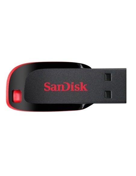 SanDisk Cruzer Blade unidad flash USB 16 GB USB tipo A 2.0 Negro, Rojo