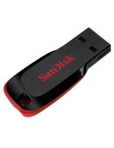 SanDisk Cruzer Blade unidad flash USB 32 GB USB tipo A 2.0 Negro, Rojo 2