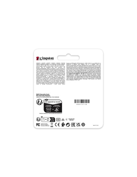 Kingston Technology 8G SDHC Industrial pSLC