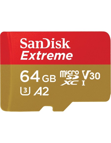SanDisk Extreme 64 GB MicroSDXC UHS-I Clase 10