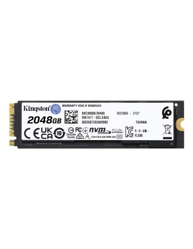 Kingston Technology 2048G KC3000 M.2 2280 NVMe SSD