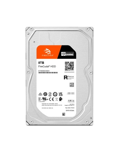 Seagate FireCuda ST8000DXA01 disco duro interno 8 TB 7200 RPM 256 MB 3.5" Serial ATA III