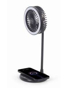 Gembird TA-WPC10-LEDFAN-01 ventilador Negro 2