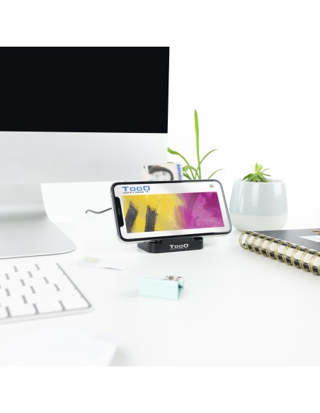 TooQ Lector de Tarjetas Inteligentes DNIe VISION USB 2.0, Negro