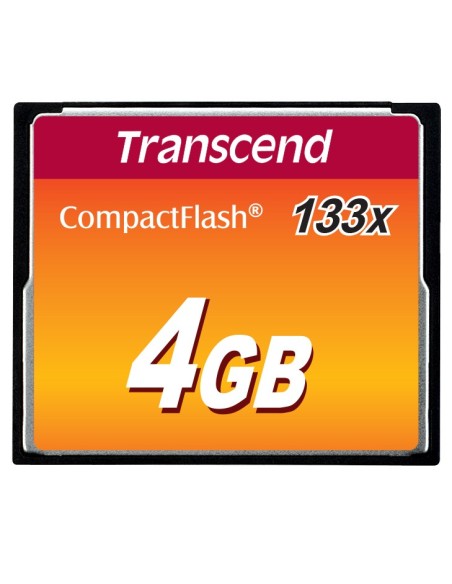 Transcend TS4GCF133 memoria flash 4 GB CompactFlash MLC