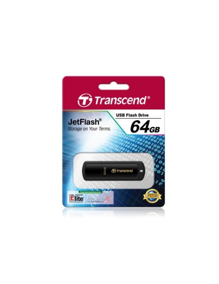 Transcend JetFlash 350 unidad flash USB 64 GB USB tipo A 2.0 Negro