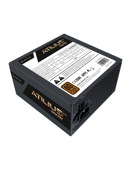 UNYKAch ATX Atilius 2.0 Black 650W 80+ Bronze unidad de fuente de alimentación 20+4 pin ATX Negro