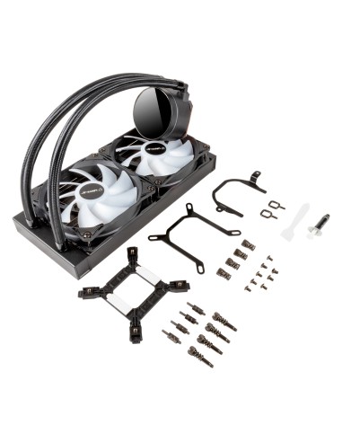 UNYKAch AquaStorm 240 Procesador Sistema de refrigeración líquida todo en uno 12 cm Negro 1 pieza(s)