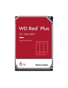 Western Digital Red Plus disco duro interno 6 TB 5400 RPM 256 MB 3.5" Serial ATA III 2