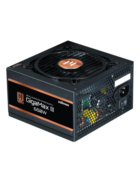 Zalman GigaMax III unidad de fuente de alimentación 650 W ATX Negro