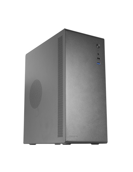 Tacens NOVAX550BR, Caja PC Micro-ATX + Fuente Alimentación 550W 80Plus Bronce 230V, Diseño Totalmente Metálico, 1x Ventilador