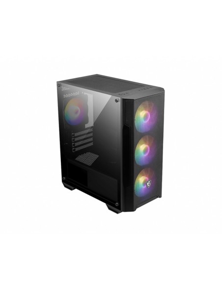 MSI MAG Forge M100A Micro Torre Negro, Transparente