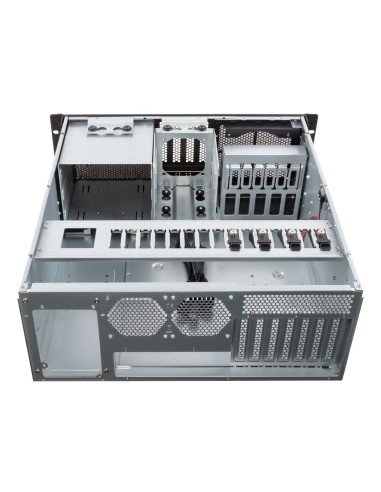 UNYKAch 4U 19″ UK 4329 USB Type C Estante Negro, Plata