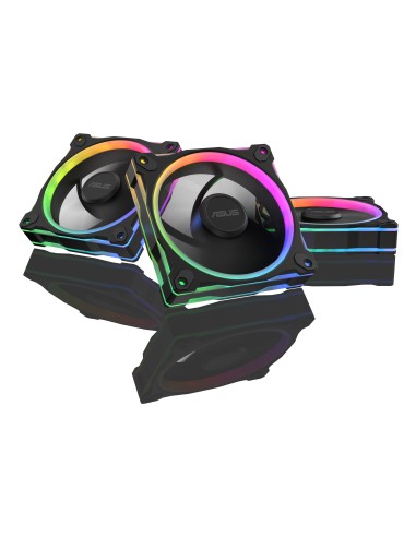 ASUS Prime MR120 Fan ARGB Reverse Black 3in1 Carcasa del ordenador Ventilador 12 cm Negro 3 pieza(s)