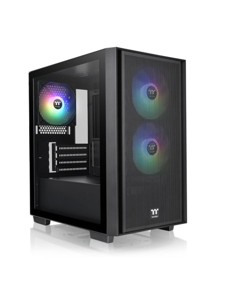 Thermaltake Versa H16 TG ARGB Micro Torre Negro