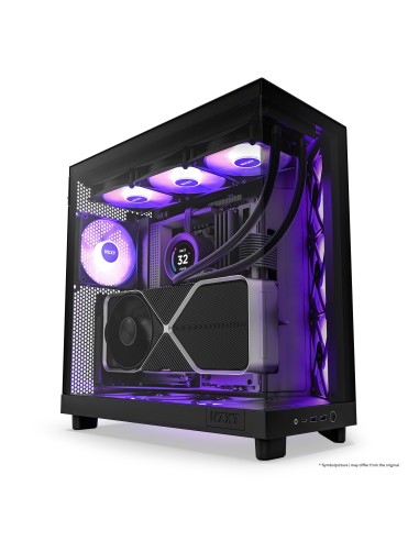 NZXT H6 Flow RGB Midi Tower Negro