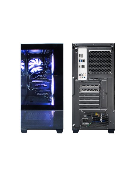 CoolBox GAMING CAJA ATX GA250 VISION USB-C 3.2 GEN1 SIN FTE + 4 VENT. ARGB
