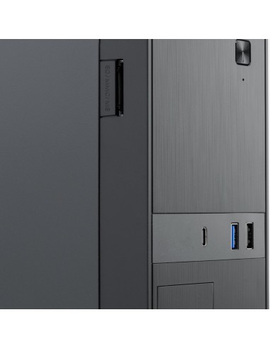 CoolBox CAJA MATX SLIM T310 USB-C 3.2 GEN1 + MULTILECTOR SD FTE.B500GR-S 500W