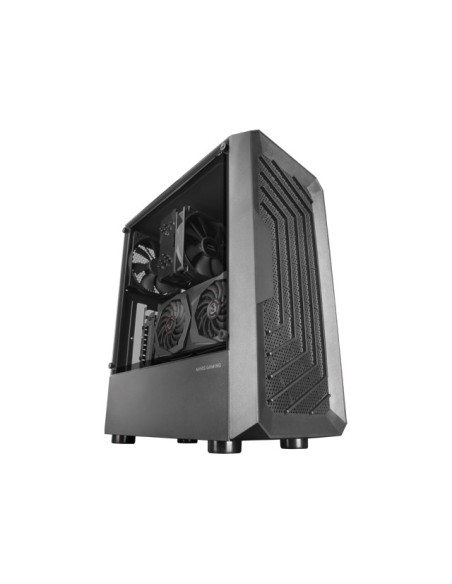 Mars Gaming MC-2000, Caja Semitorre ATX, Ventana Lateral Completa, Diseño Frontal Mesh, 1x Ventilador Ultra-silencioso FDB