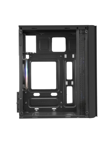 Mars Gaming MC300 Negro, Caja PC Micro ATX, Cristal Templado, Frontal MESH, 3xVentilador FRGB
