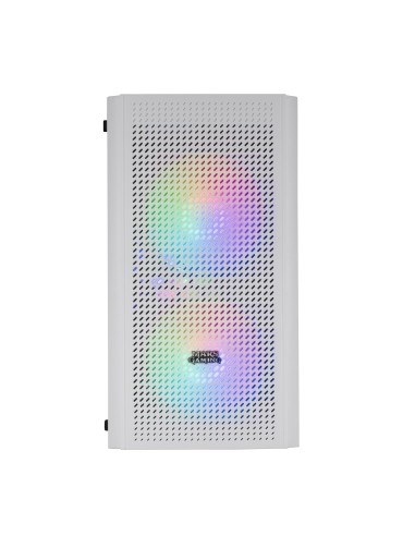 Mars Gaming MC300W Blanco, Caja PC Micro ATX, Cristal Templado, Frontal MESH, 3xVentilador FRGB