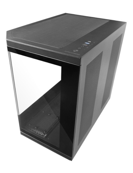 Mars Gaming MC-3TCORE, Caja Gaming Custom ATX, Triple Ventana Cristal Templado Extraíble, Cámara Dual, Semitorre Compatible con