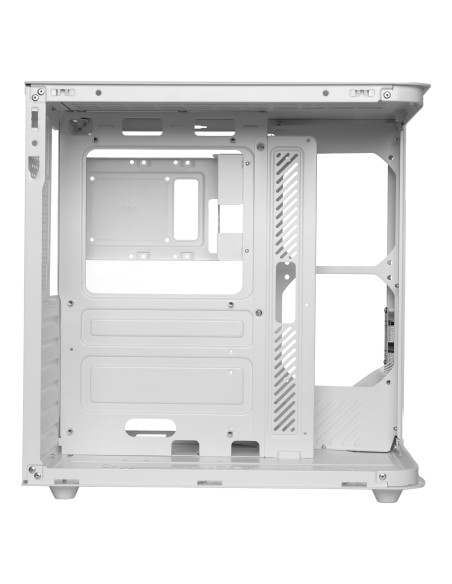 Mars Gaming MC-CURVW Midi Tower Negro, Blanco