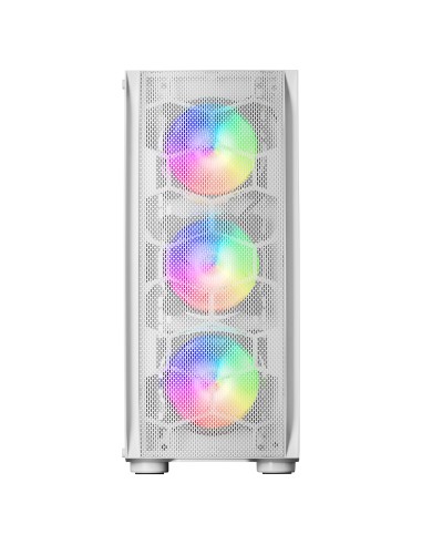 Mars Gaming MC-KX, Torre Gaming Premium E-ATX, Sistema CPU Freezer, 5 Ventiladores ARGB Ultra-silenciosos, Controladora ARGB y