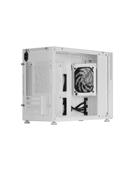 Mars Gaming MC-LCD, Caja PC Compacta Micro-ATX, Pantalla LCD IPS 8", Rejilla Mesh Lateral, Superior y Frontal, Ventana Lateral