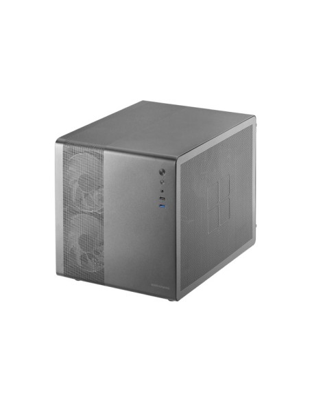 Mars Gaming MC-MPRO Negro, Caja Profesional Compacta Micro-ATX, Ventana Lateral Completa Cristal Templado, 3x Ventiladores