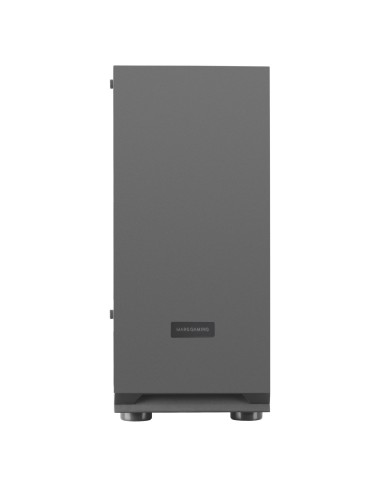 Mars Gaming MCN2, Caja PC Gaming ATX, Ventana Lateral Completa, Rejilla Delantera, Diseño Cámara Dual, Ventilador Trasero 12cm,