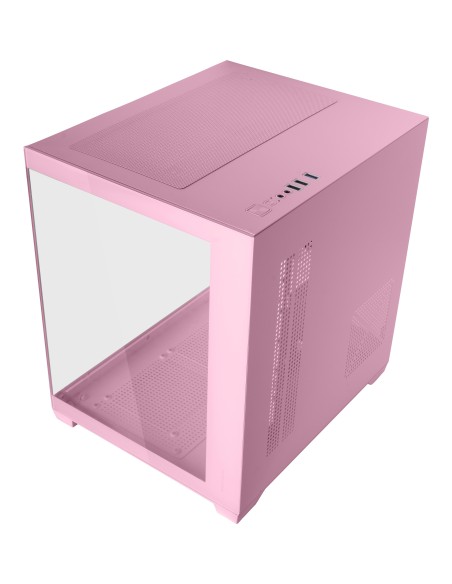 Mars Gaming MC-VIEW2P Mini Tower Rosa