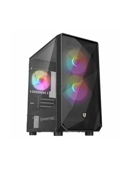Nfortec NF-CS-DYS-B carcasa de ordenador Torre Negro