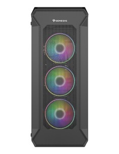 GENESIS Irid 505 ARGB Midi Tower Negro, Transparente