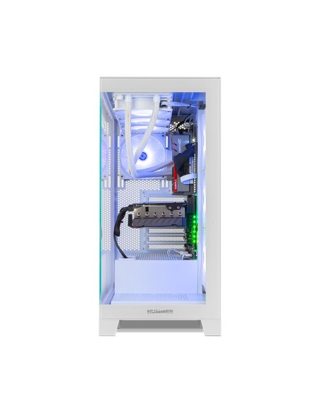 NOX Hummer Glock Midi Tower Blanco