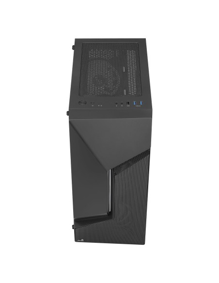 Aerocool SCAPEBKV3 Caja Gaming ATX Frontal RGB LED Cristal Templado 3xVentiladores ARGB Negro