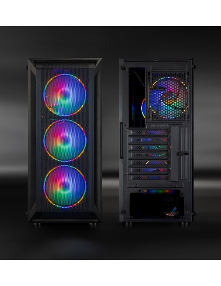 TooQ Caja Semitorre Gaming Ragnärok, Negra