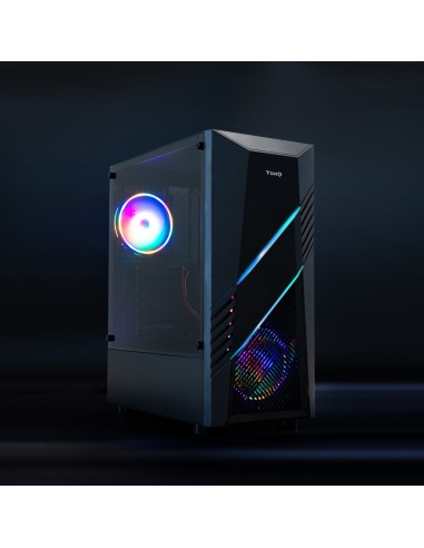 TooQ Caja Semitorre Gaming TQGCC102-B “BIOHAZARD” Negra