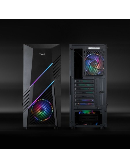 TooQ Caja Semitorre Gaming TQGCC102-B “BIOHAZARD” Negra