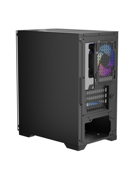 KeepOut XC-201 GLASS carcasa de ordenador Negro