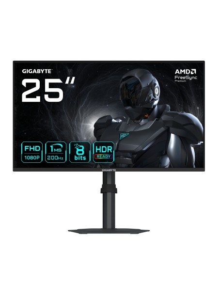 GIGABYTE G25F2 Monitor Gaming 24,5" FHD – 1920 x 1080, 200Hz, 1ms, 300 cd m², DisplayHDR 10, HDMI 2.0, DisplayPort 1.4