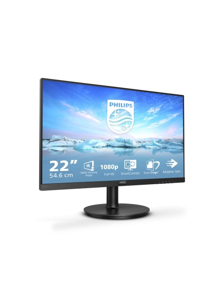 Philips V Line 221V8A 00 LED display 54,6 cm (21.5") 1920 x 1080 Pixeles Full HD Negro