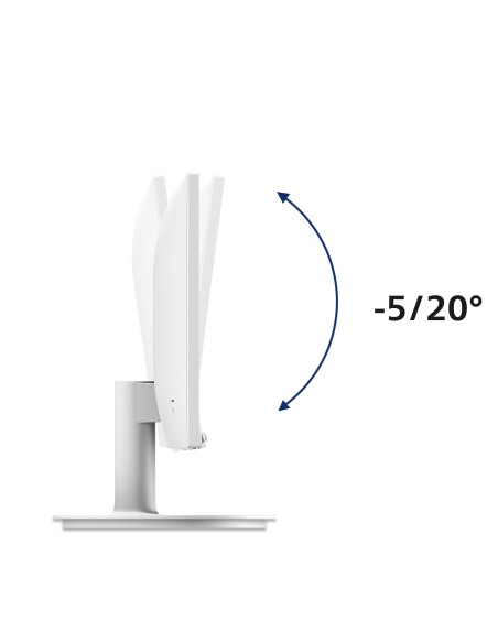 Philips V Line 241V8AW 00 pantalla para PC 60,5 cm (23.8") 1920 x 1080 Pixeles Full HD LCD Blanco