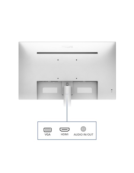 Philips V Line 241V8AW 00 pantalla para PC 60,5 cm (23.8") 1920 x 1080 Pixeles Full HD LCD Blanco