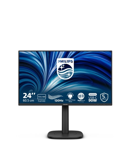Philips 3000 series 24B2U3301 00 pantalla para PC 60,5 cm (23.8") 1920 x 1080 Pixeles Full HD LCD Negro