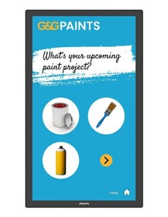 Philips 3000 series 24BDL3751T 00 pantalla de señalización Panel plano interactivo 60,5 cm (23.8") LCD Wifi 250 cd   m² Full HD