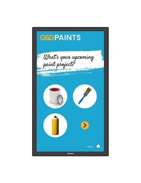 Philips 3000 series 24BDL3751T 00 pantalla de señalización Panel plano interactivo 60,5 cm (23.8") LCD Wifi 250 cd   m² Full HD