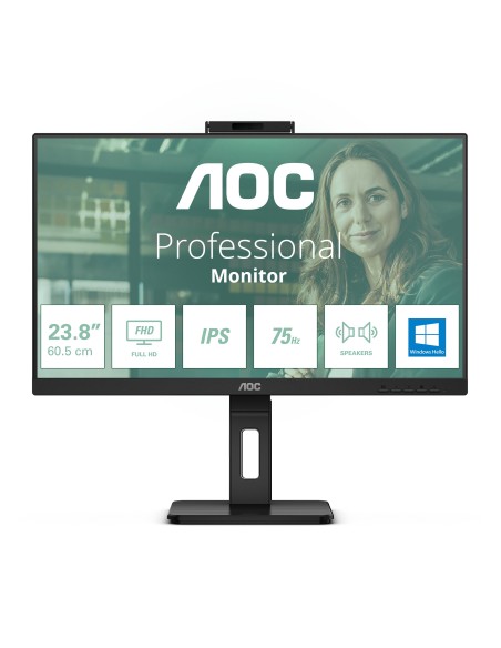 AOC 24P3CW pantalla para PC 60,5 cm (23.8") 1920 x 1080 Pixeles Full HD LED Negro