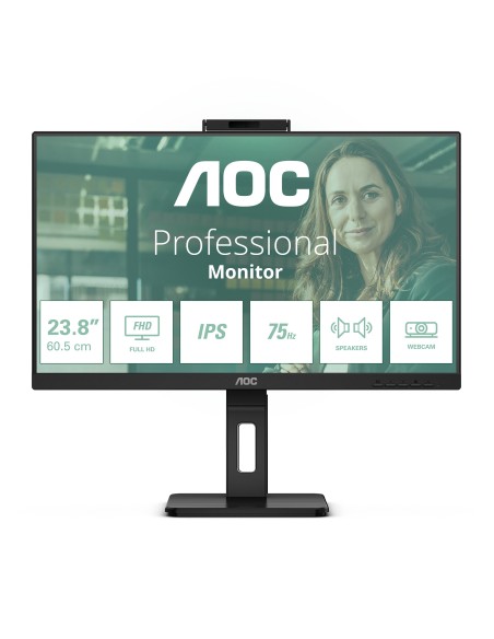 AOC 24P3QW pantalla para PC 60,5 cm (23.8") 1920 x 1080 Pixeles Full HD Negro