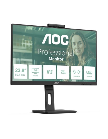 AOC 24P3QW pantalla para PC 60,5 cm (23.8") 1920 x 1080 Pixeles Full HD Negro